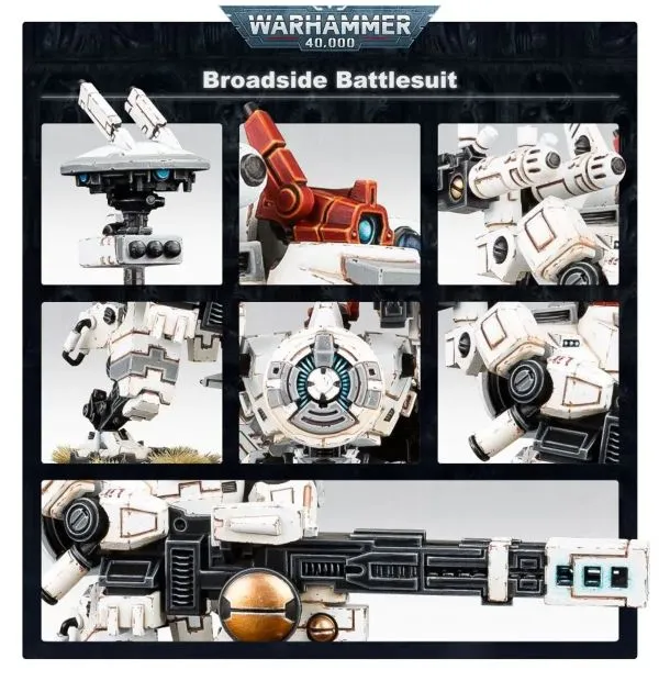 Exo-armure XV88 Broadside (T'au Empire - Broadside Battlesuit) Warhammer 40K – Image 7