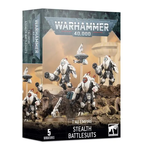 Warhammer 40,000 - T'au Empire - Stealh Battlesuits